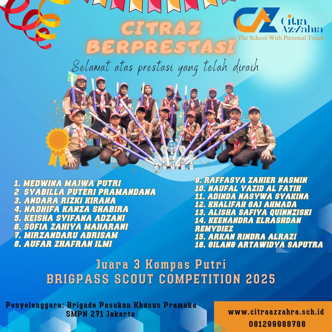 Citraz Berprestasi – SIT Citra Az-Zahra